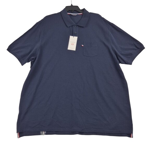 Roundtree & Yorke Men's Heritage Collection Size XXL Polo Shirt Blue Cotton (58) - Picture 1 of 11